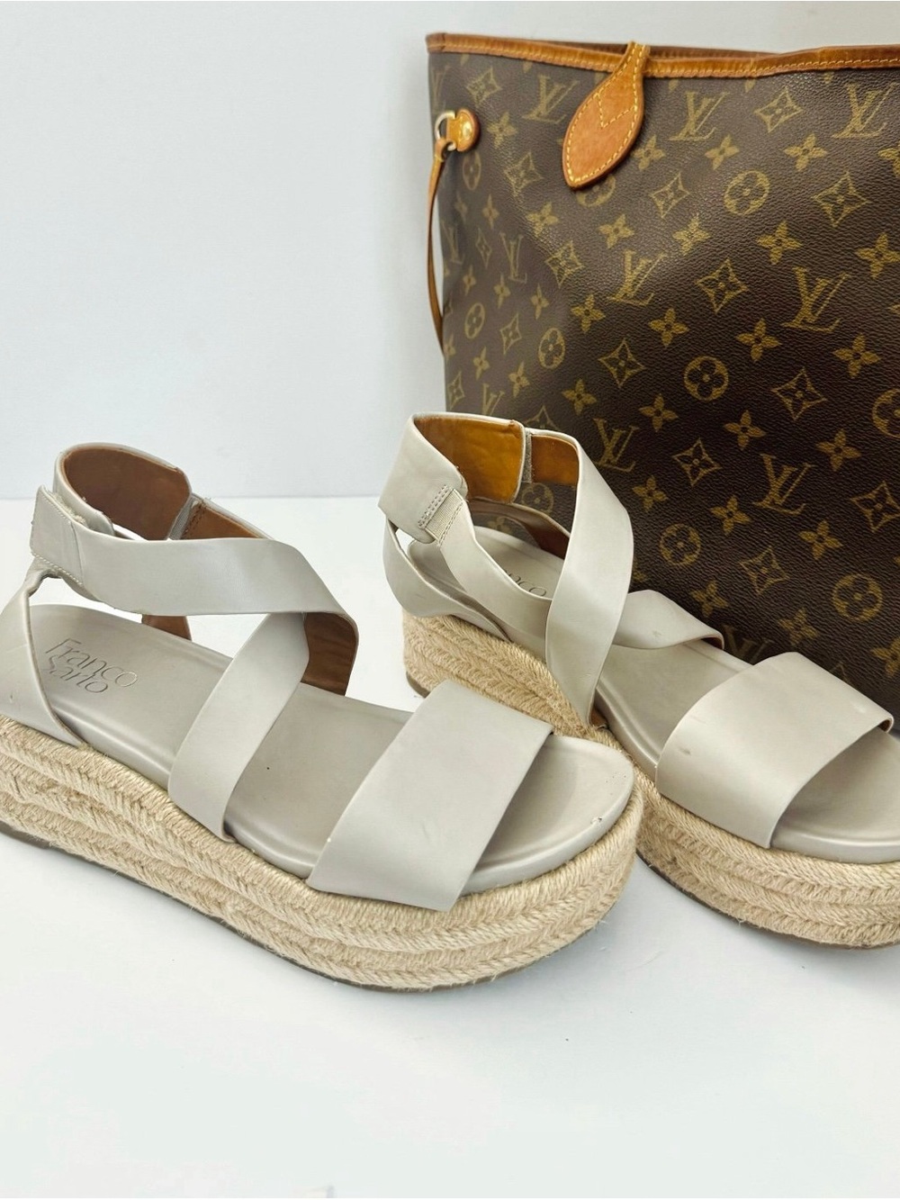 Franco Sarto Women’s Espadrille Platform Sandals size 7.5